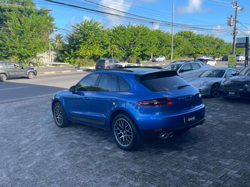 Porshe Macan S 3.0 V6 azul a venda