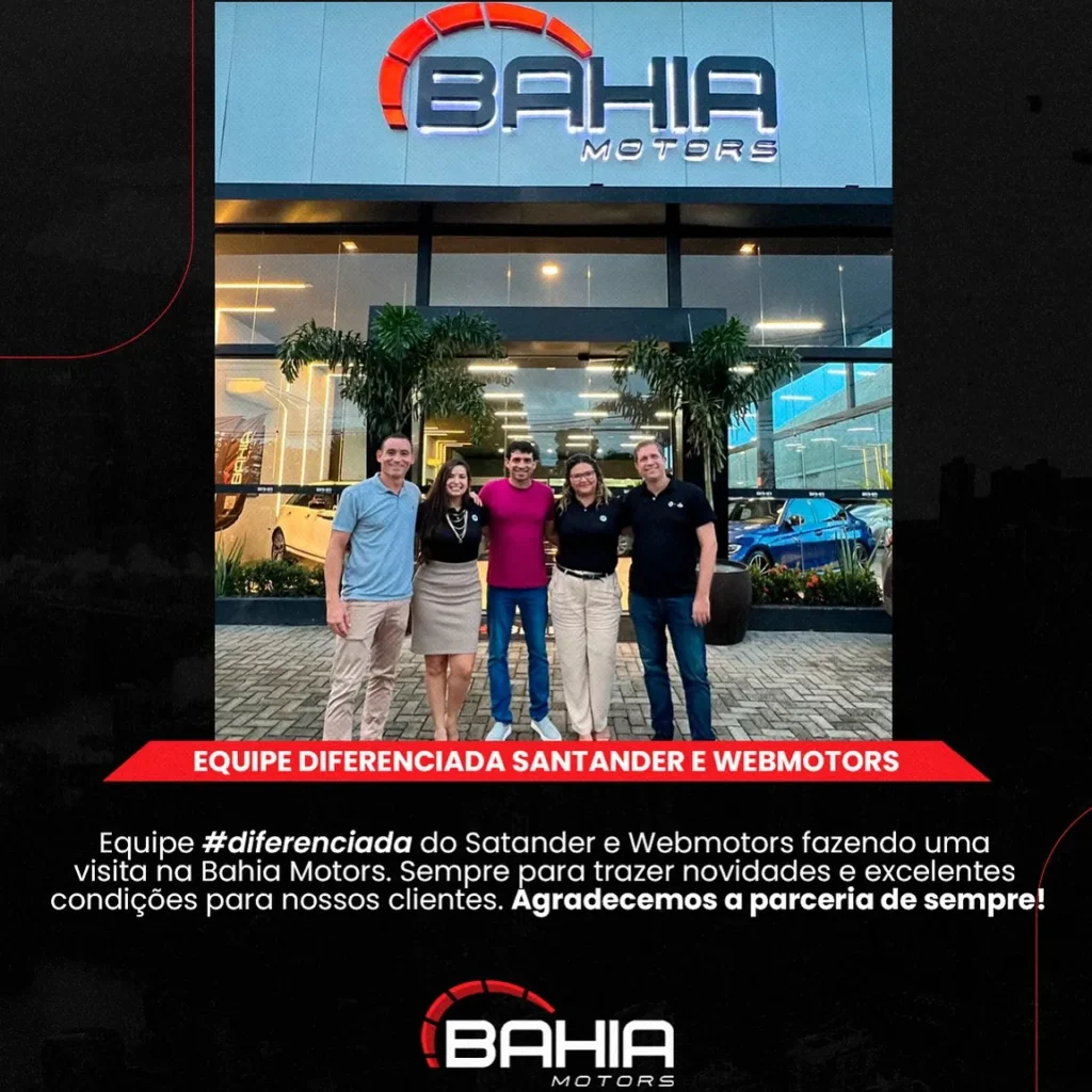 Loja de Carros em Salvador equipe diferenciada da bahia motors